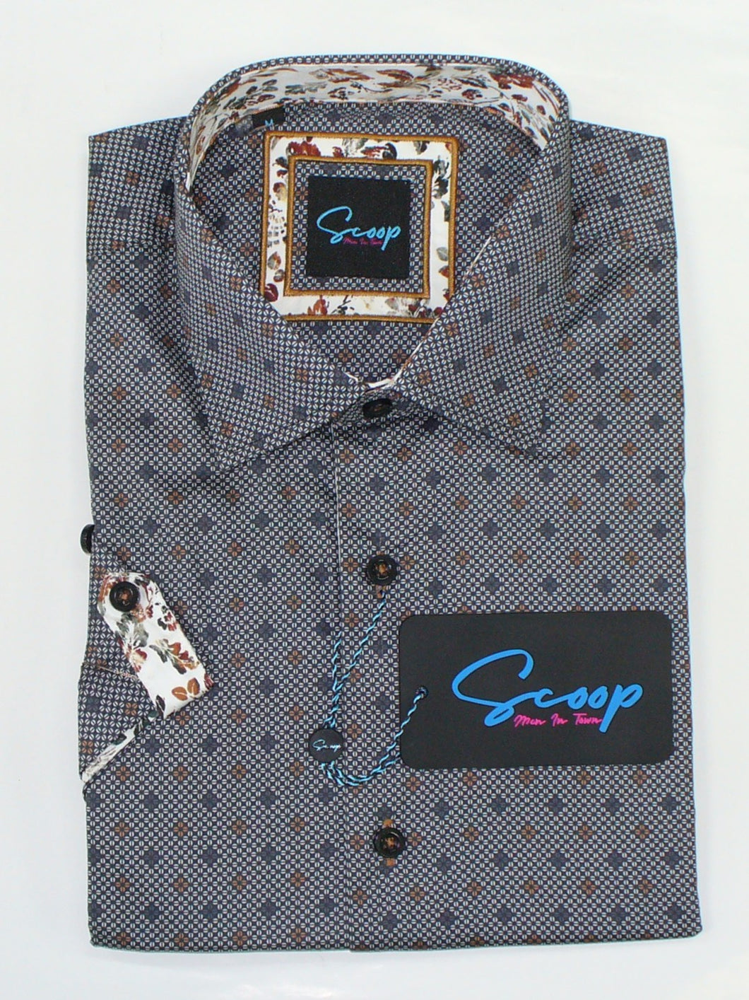 Charm Short Sleeve Shirt - Caviar