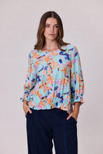 Load image into Gallery viewer, Summer Bloom Top - Aqua
