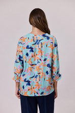 Load image into Gallery viewer, Summer Bloom Top - Aqua
