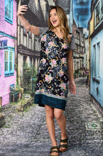 Load image into Gallery viewer, Nakita Border Print Dress
