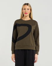 Load image into Gallery viewer, Amara Sweat - Khaki &amp; Black

