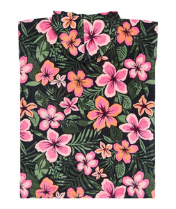 Stay Magical Printed Hooded Towel - Anthracite Fearless Floral