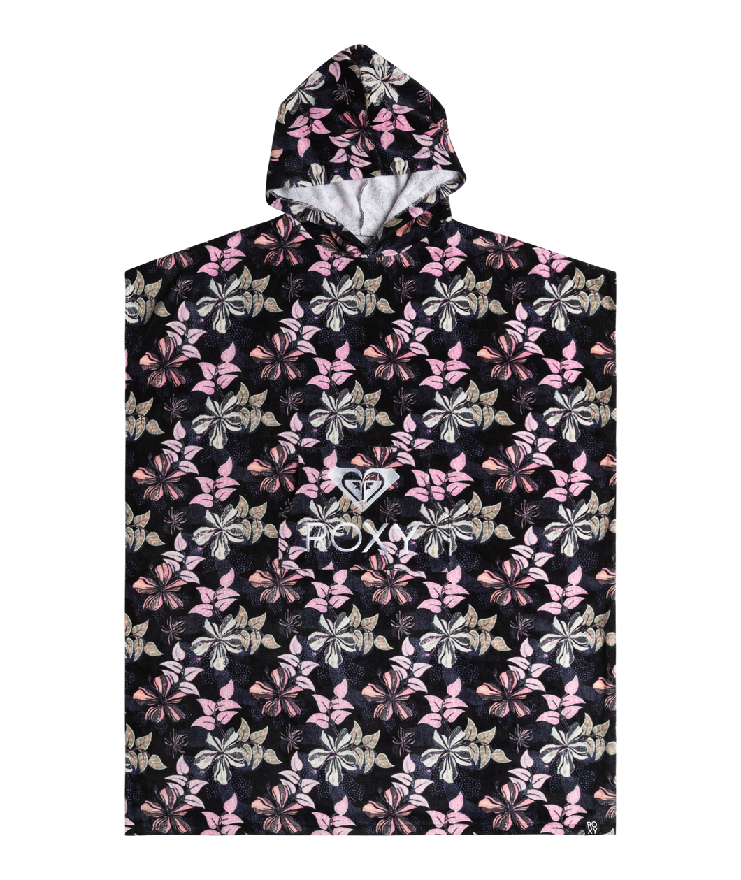 Stay Magical Printed Hooded Towel - Anthracite Sunny Floral