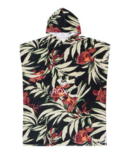 Load image into Gallery viewer, Stay Magical Printed Hooded Towel - Anthracite Wind Swept Floral
