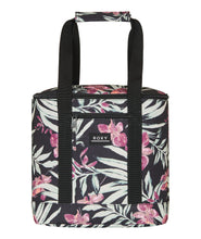 Load image into Gallery viewer, Water Effect Cooler Bag - Anthracite Wind Swept Floral
