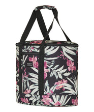 Load image into Gallery viewer, Water Effect Cooler Bag - Anthracite Wind Swept Floral
