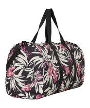 Load image into Gallery viewer, Pumpkin Spice Travel Bag - Anthracite Wind Swept Floral
