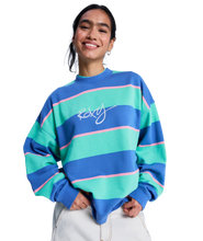 Load image into Gallery viewer, Strictly Stripes Oversized Crew
