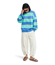 Load image into Gallery viewer, Strictly Stripes Oversized Crew
