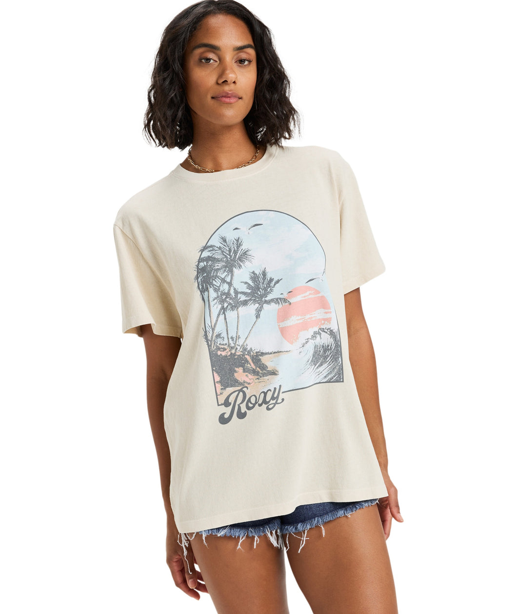Sunny Oversize Stone Wash T-Shirt