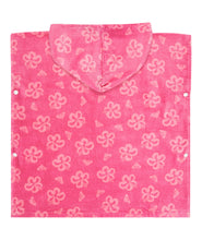 Load image into Gallery viewer, Stay Magical Printed Hooded Towel - Pink Cosmos Flip Flowers
