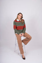 Load image into Gallery viewer, Mohair Block Stripe Pullover
