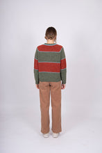 Load image into Gallery viewer, Mohair Block Stripe Pullover
