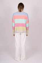 Load image into Gallery viewer, Multi Stripe Pullover - Ice Blue Multi
