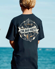 Load image into Gallery viewer, Flame Anchor Youth SS Tee - Navy
