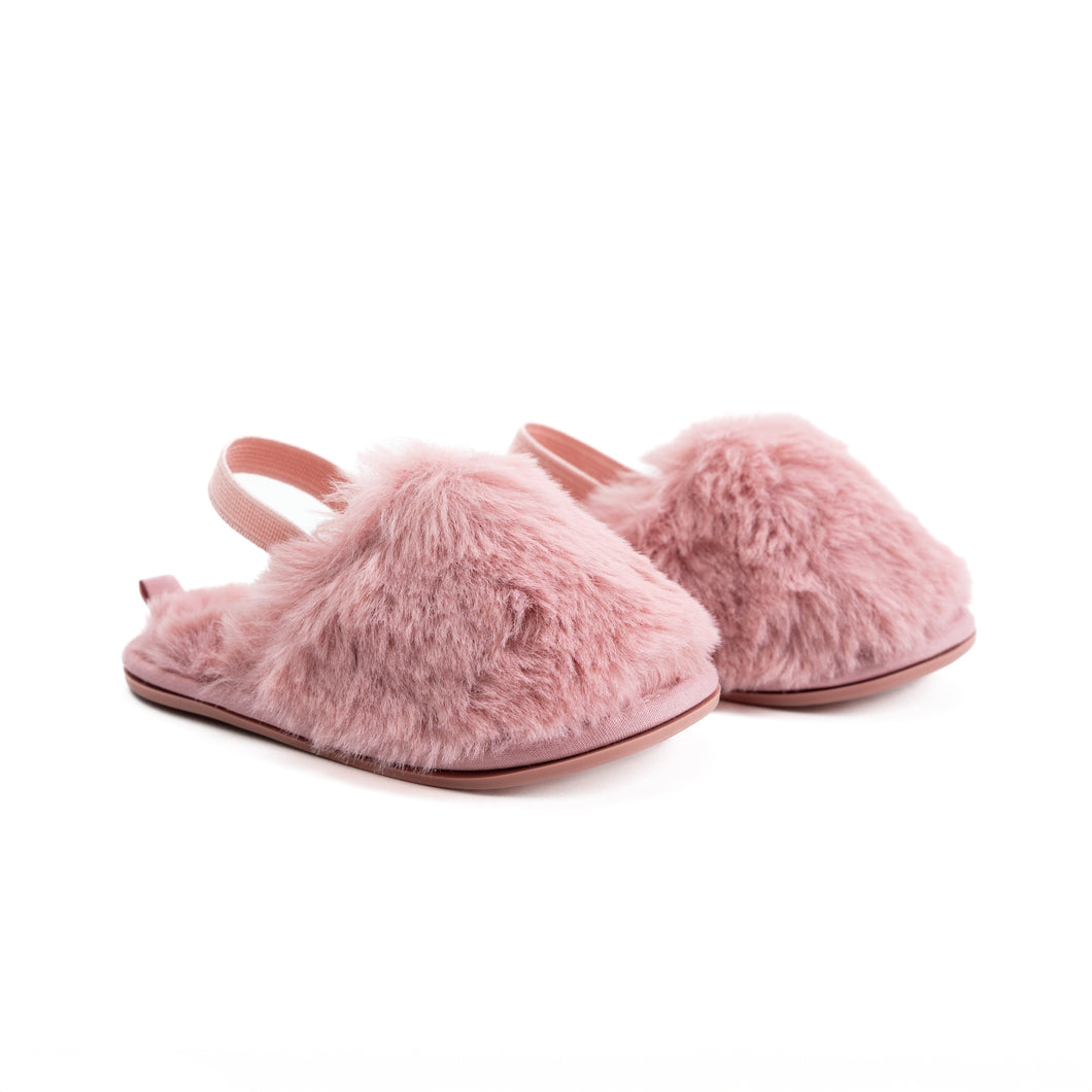 Furry Slippers - Pink