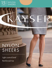 Load image into Gallery viewer, Sheer Nylons 15D Pantyhose - Nu Beige
