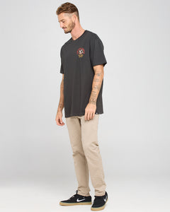 Captain Cooked Tee - Vintage Black