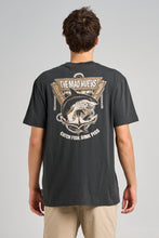 Load image into Gallery viewer, Anchor Shark SS Tee - Vintage Black

