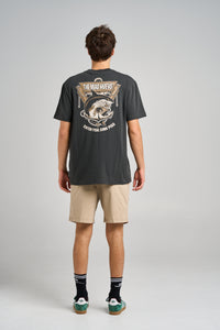 Anchor Shark SS Tee - Vintage Black