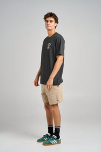 Anchor Shark SS Tee - Vintage Black