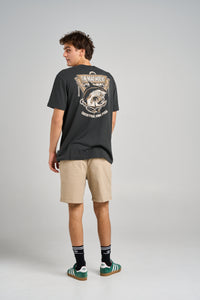 Anchor Shark SS Tee - Vintage Black