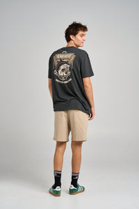 Anchor Shark SS Tee - Vintage Black