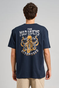 Anchor Octopissed SS Tee - Navy