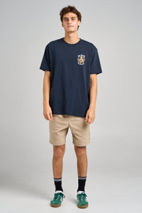 Anchor Octopissed SS Tee - Navy