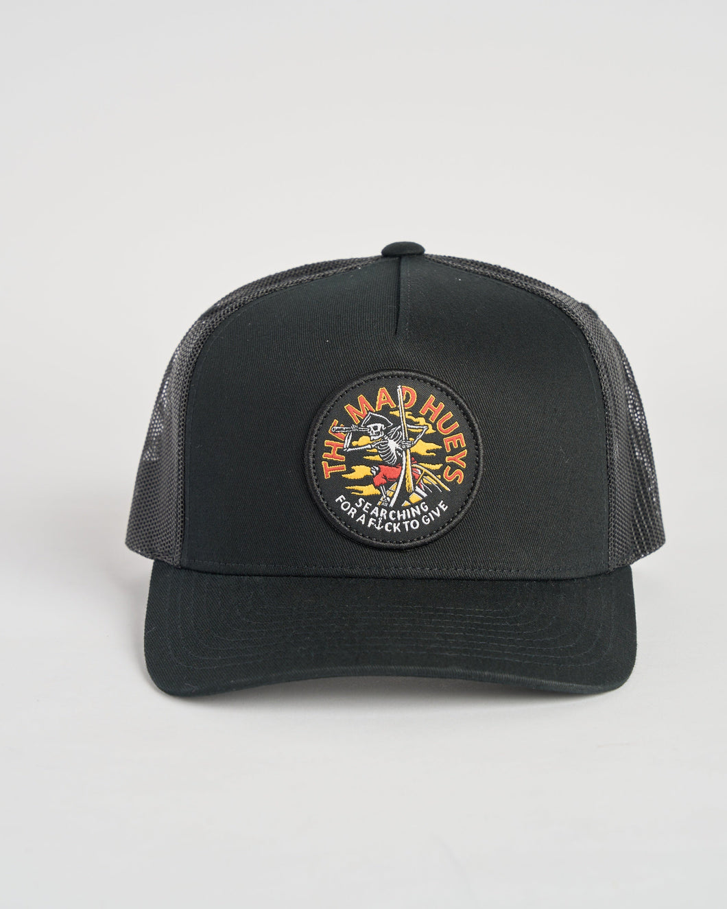 Searching For Some Fks Twill Trucker - Black