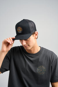 Searching For Some Fks Twill Trucker - Black