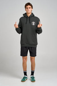 On The Rocks Hooded Pullover - Vintage Black