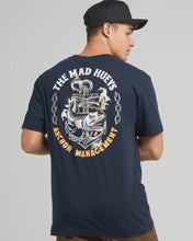 Load image into Gallery viewer, Anchor Management SS Tee - Navy
