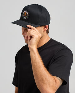 Octopissed Twill Trucker - Black