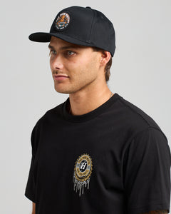 Octopissed Twill Trucker - Black