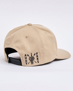 Ahoy Fkrs Storm Twill Snapback -  Tan