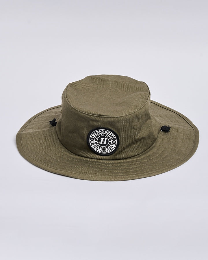 Hueys Good Life Wide Brim Hat - Olive