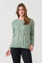 Load image into Gallery viewer, Super Soft Cable Knit Jumper - Eucalyptus
