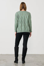 Load image into Gallery viewer, Super Soft Cable Knit Jumper - Eucalyptus
