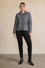 Load image into Gallery viewer, Knitted Checker Board Jacket
