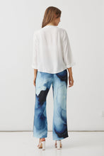 Load image into Gallery viewer, Half Placket Blouse with Cuffs - White
