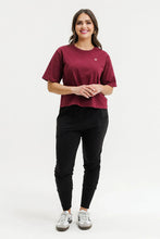 Load image into Gallery viewer, Apartment Pant - Merlot/Blush X
