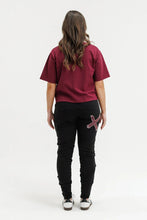Load image into Gallery viewer, Apartment Pant - Merlot/Blush X
