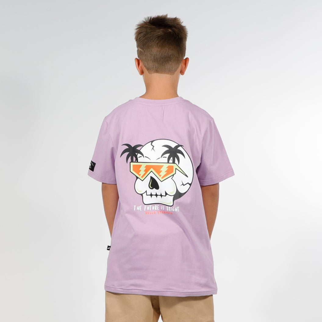 The Future Is Bright SS Tee - Light Purple