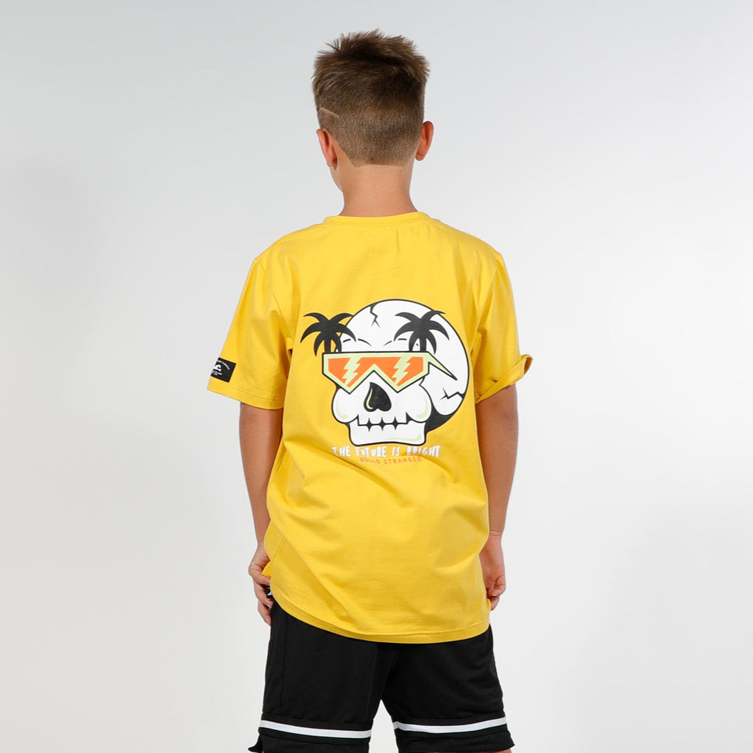Future Is Bright Box Tee - Yellow