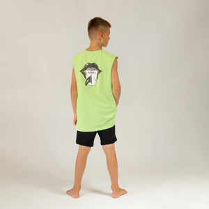 Aloha Tongue Muscle Tee - Lime