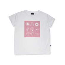 Load image into Gallery viewer, Sea Shell Bailey Tee - White/Pink
