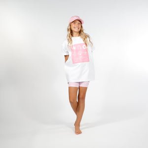 Sea Shell Bailey Tee - White/Pink