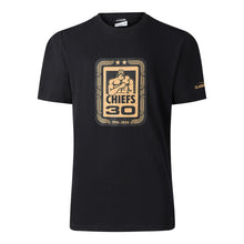 Load image into Gallery viewer, Chiefs 30th Anniversary Black/Gold Adult Supporter Tee
