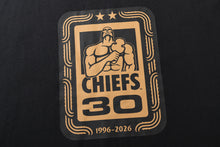 Load image into Gallery viewer, Chiefs 30th Anniversary Black/Gold Youth Supporter Tee
